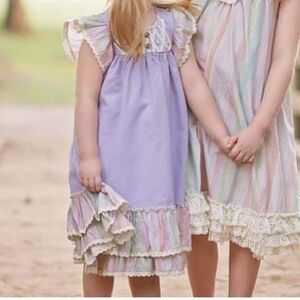 Little Prim Girls Farmhouse Style Dress.  Size 6X